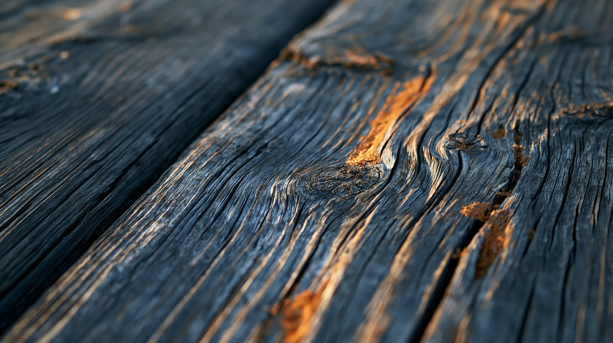 Close view of natural timber grain.